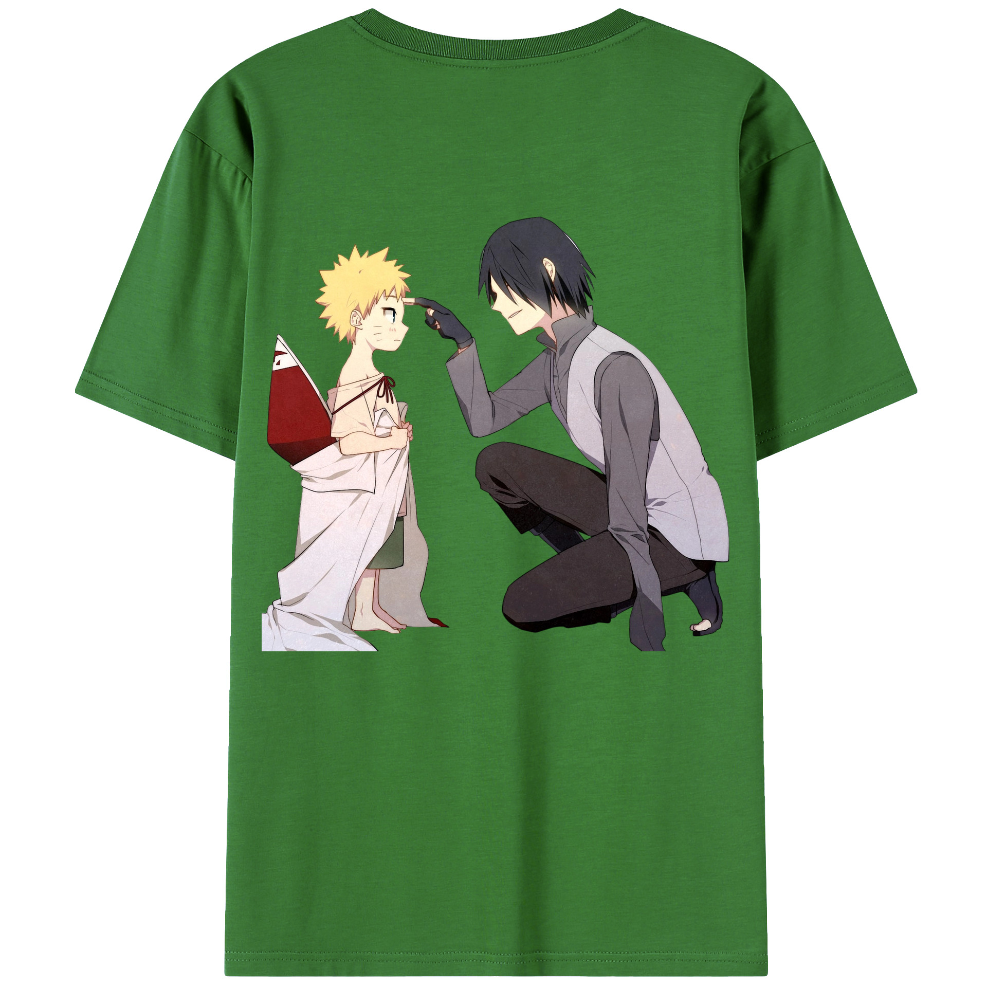 （画像用） NARUTO -ナルト- うちは サスケ Uchiha Sasuke レディース半袖Tシャツ(バックプリント)